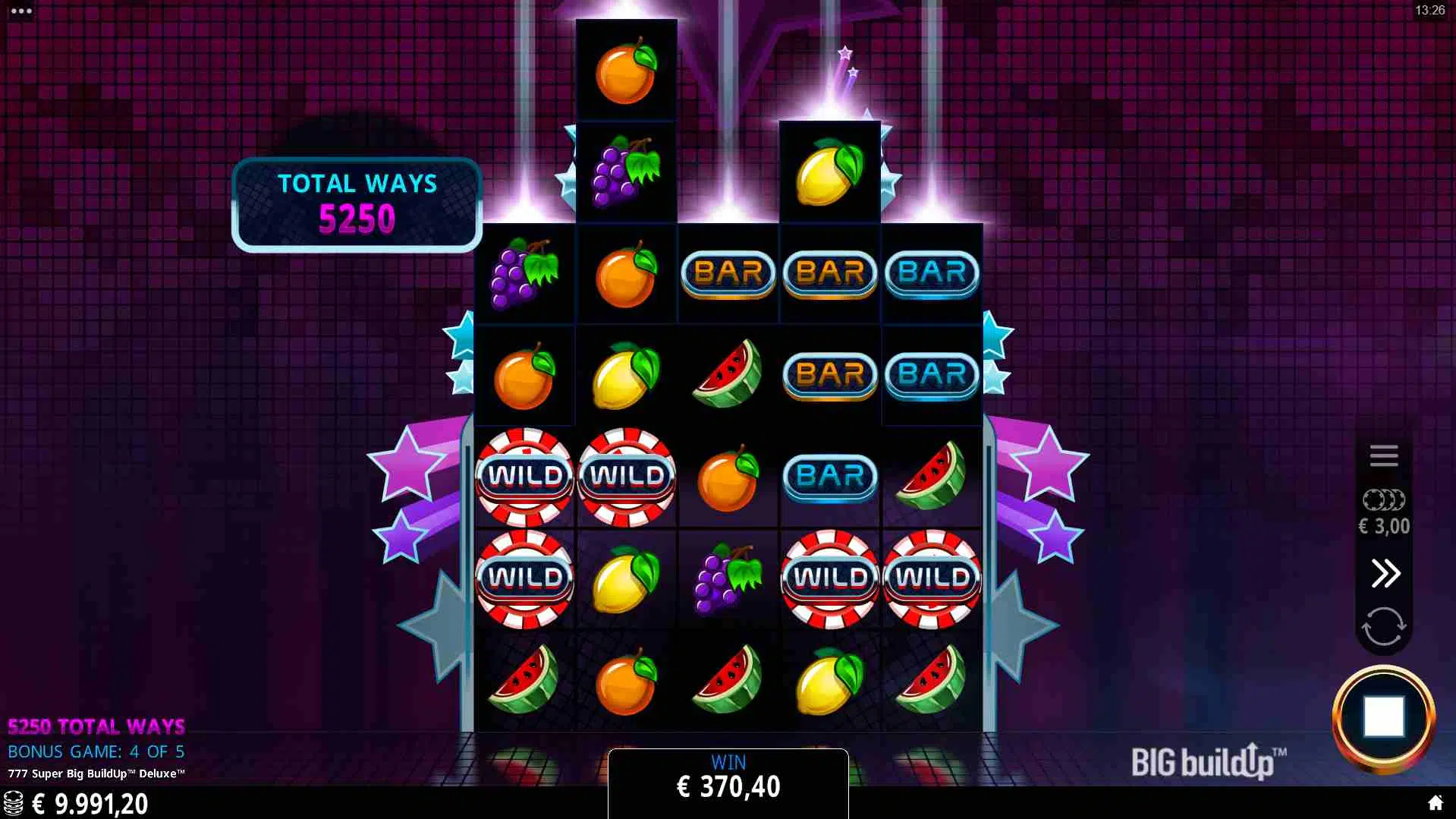 777 Super Big BuildUp Deluxe Free Spins