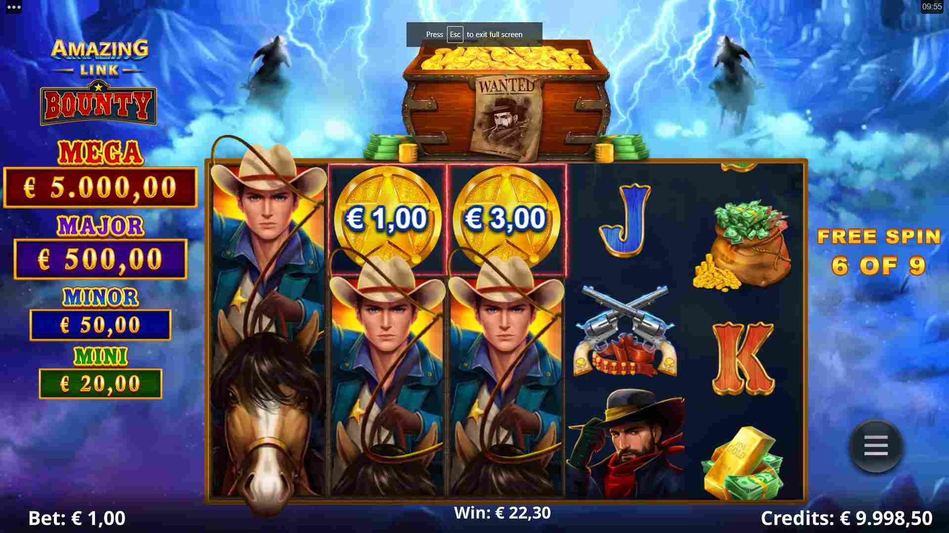 Amazing Link Bounty Free Spins