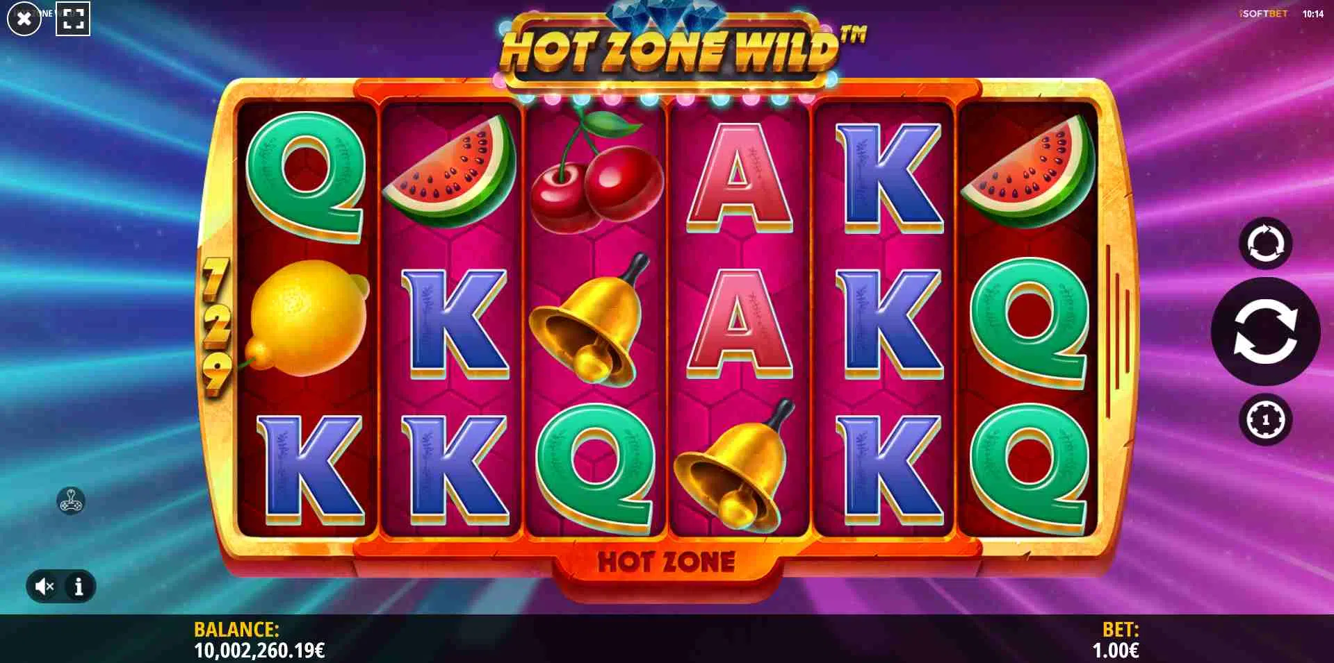 Hot Zone Wild Base Game