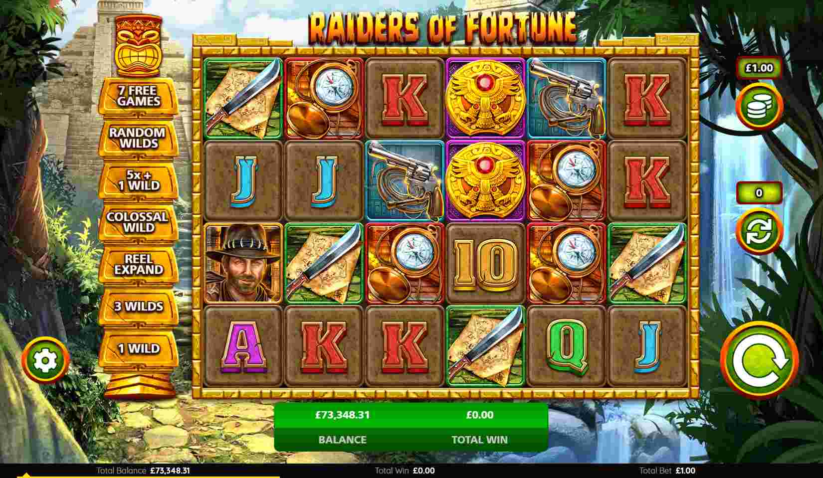 Raiders of Fortune Base Game