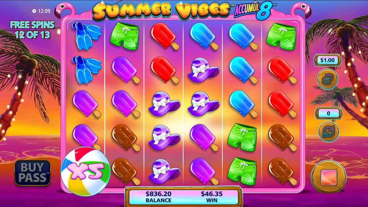 Summer Vibes Accumul8 Free Spins