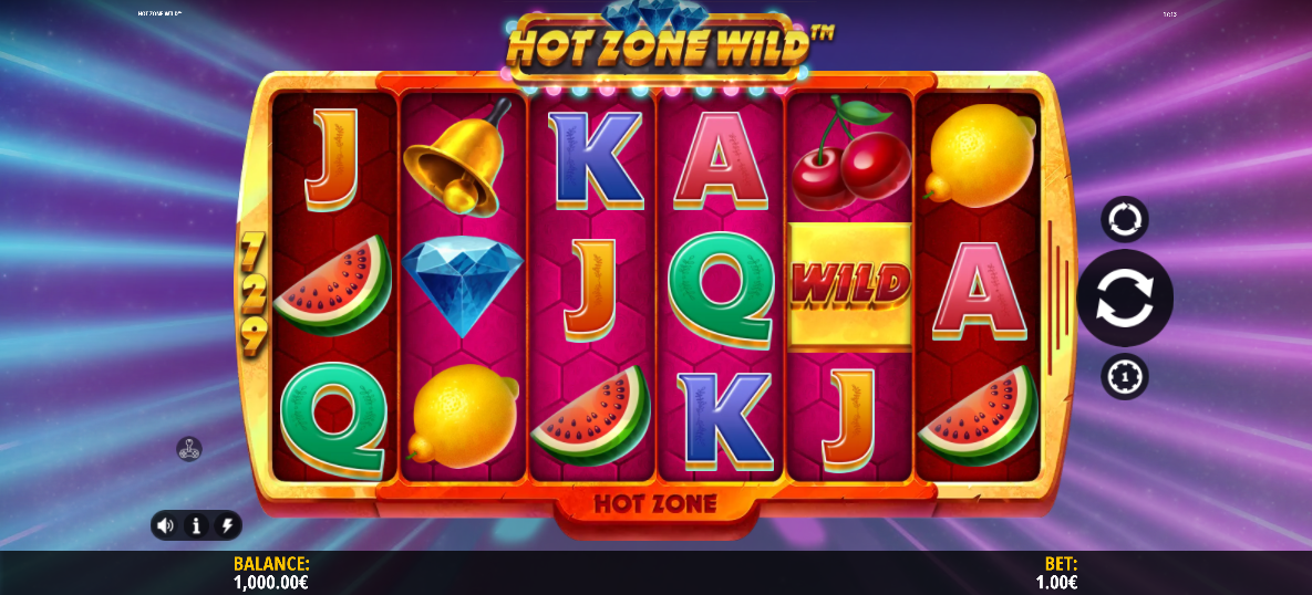 Hot Zone Wild Base Game