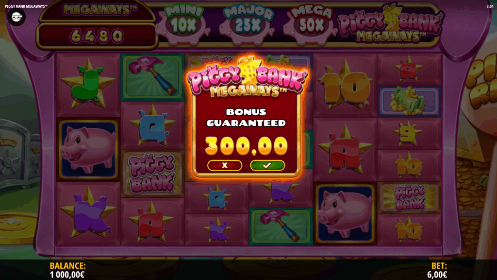 Bonus Buy on Piggy Bank Megaways