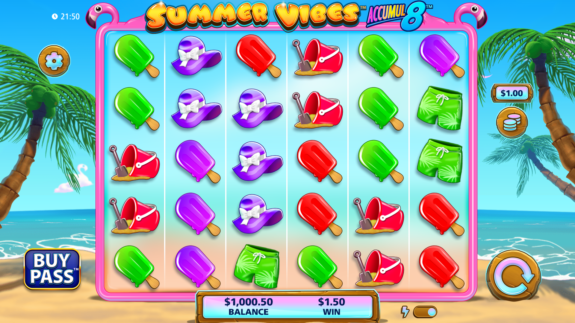 Summer Vibes Accumul8 Base Game