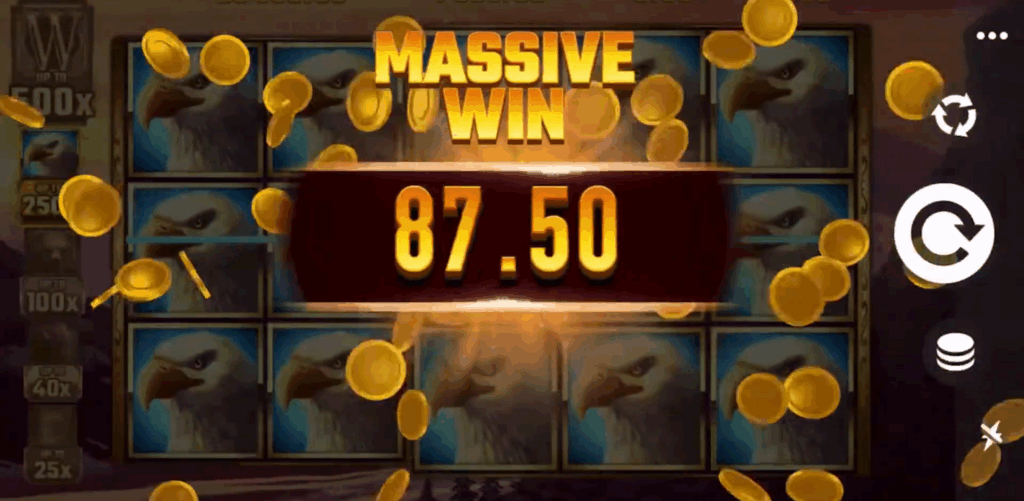 25000 Talons  Massive Win