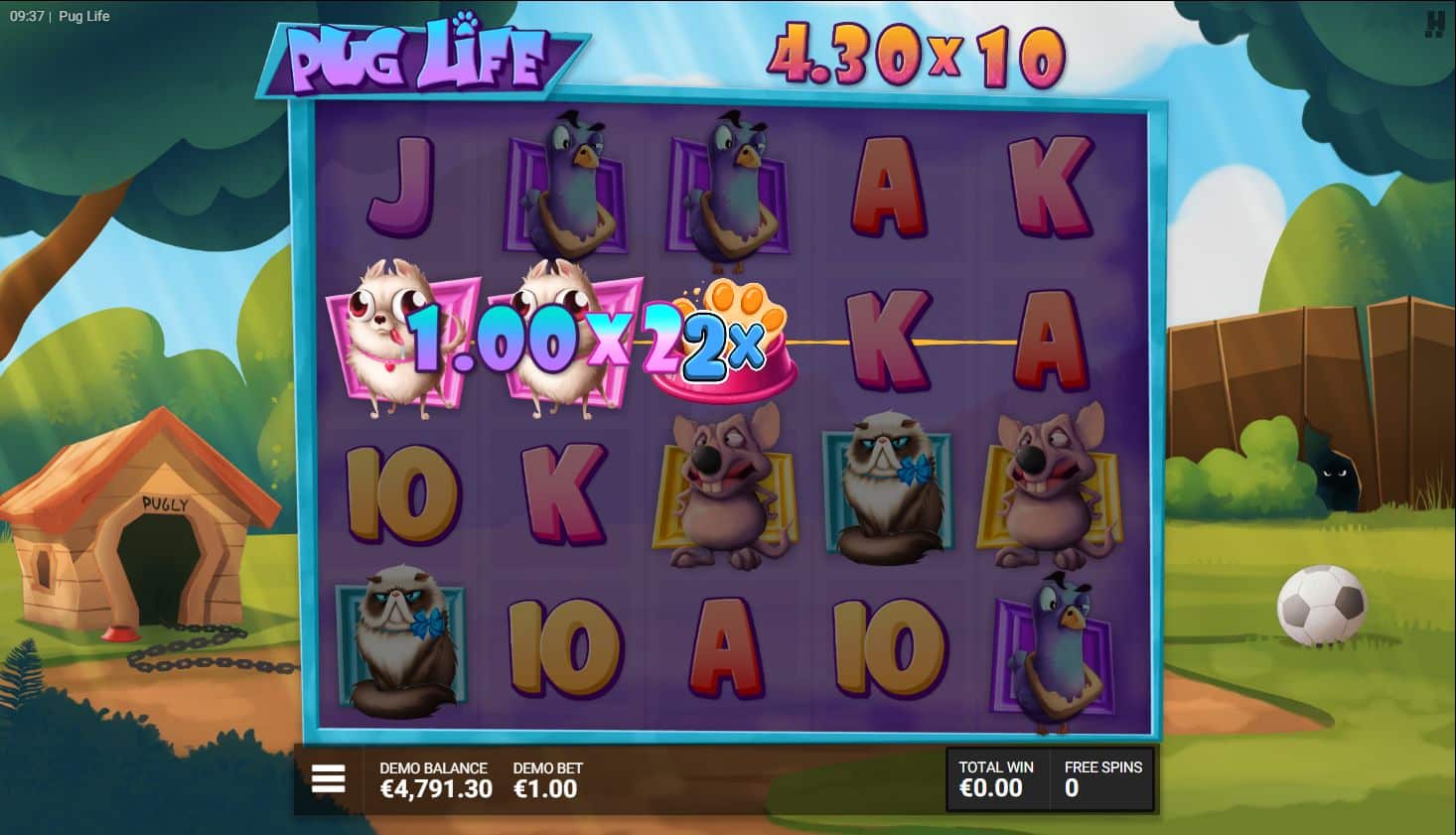 Pug Life The Dawg's Den Free Spins