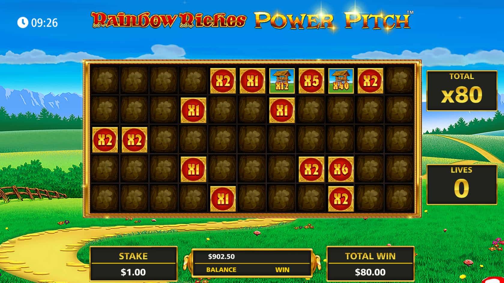 Rainbow Riches Power Pitch - Power Pitch Feature
