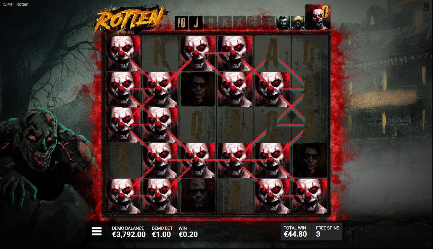 Rotten Total Takover Free Spins