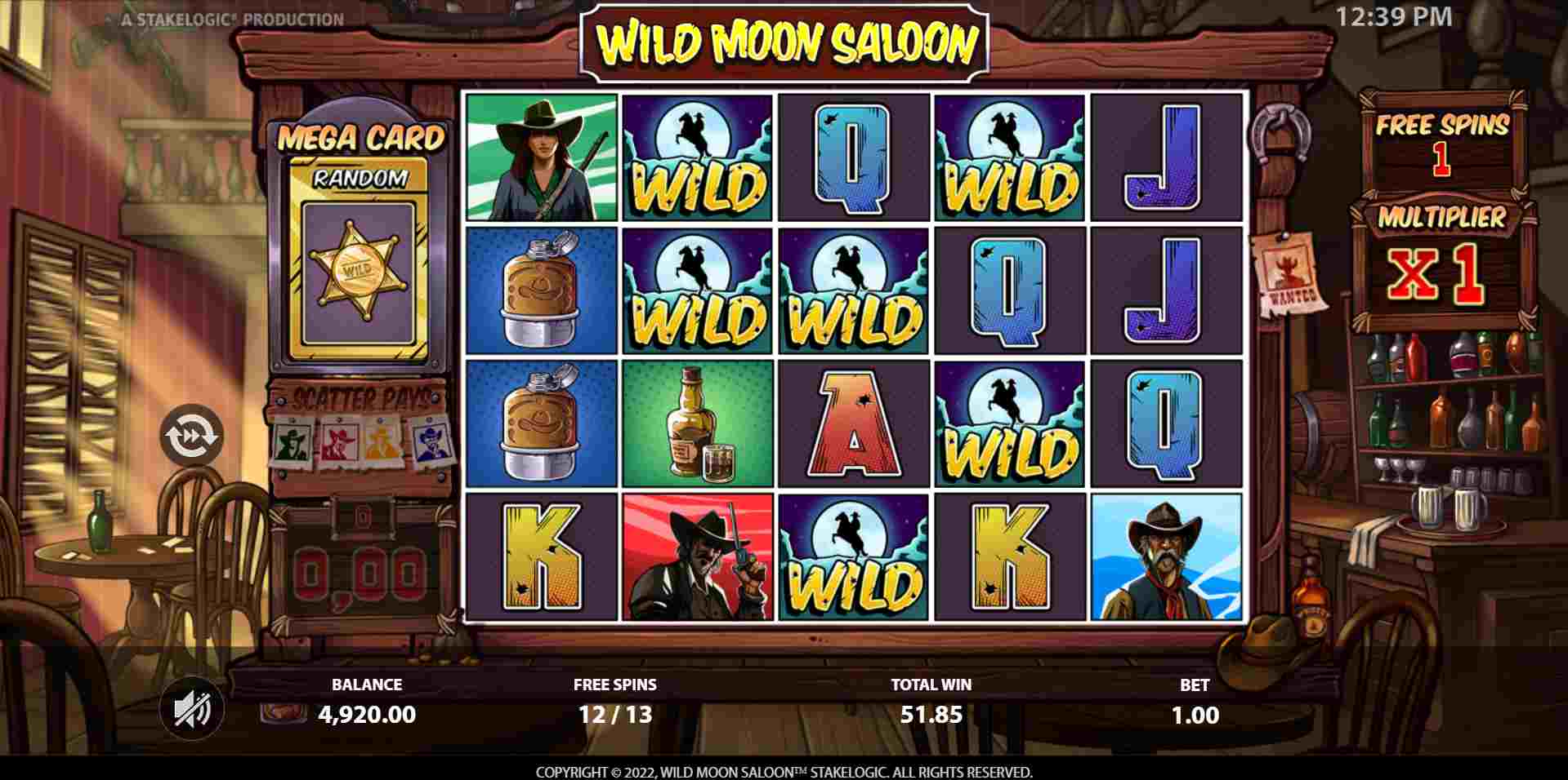 Wild Moon Saloon Free Spins