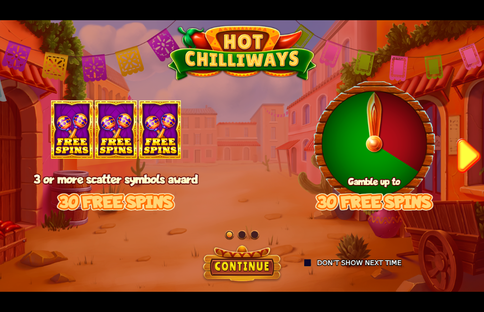 Hot Chilliways Welcome Page