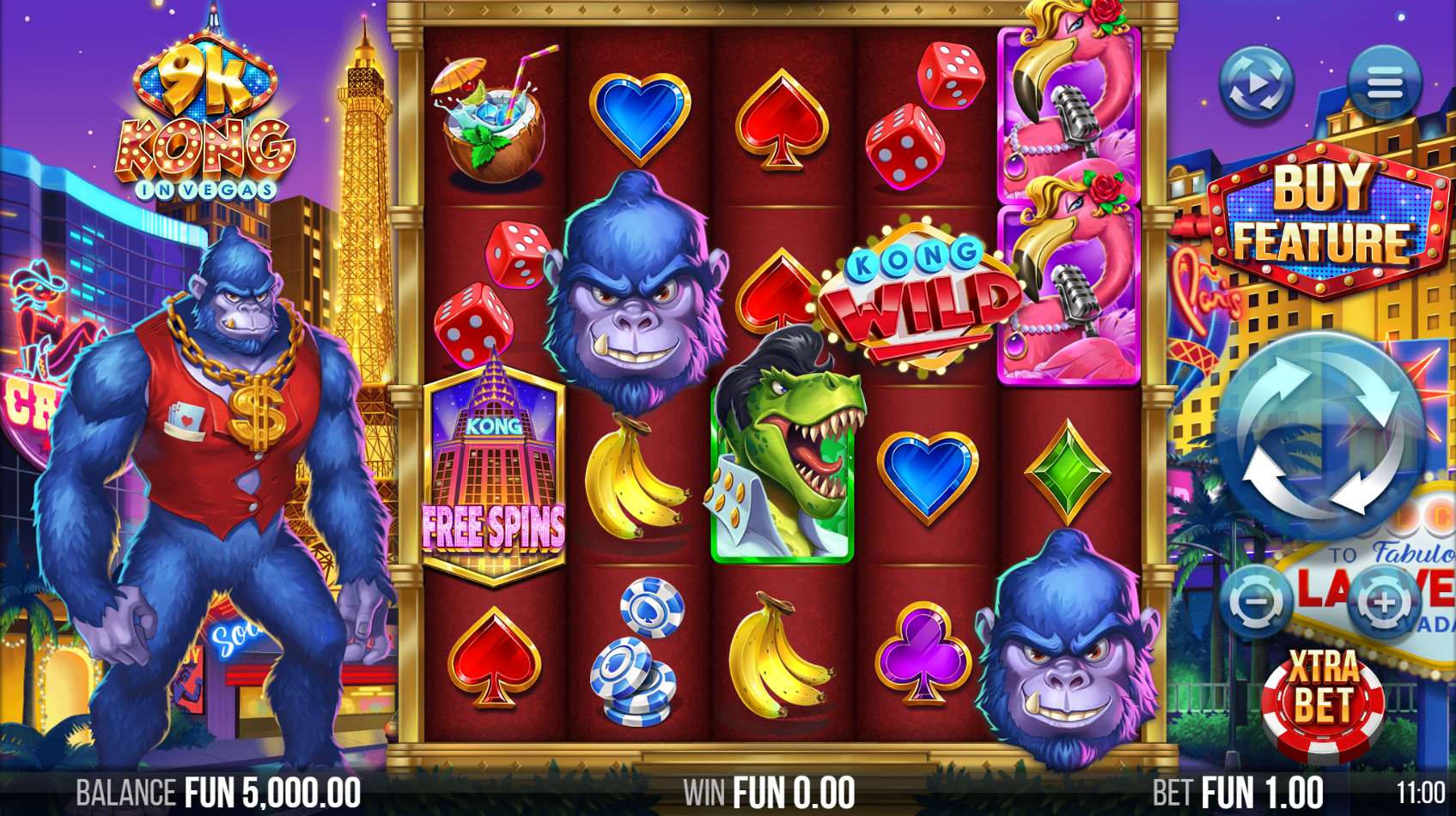 9K Kong in Vegas Base Game