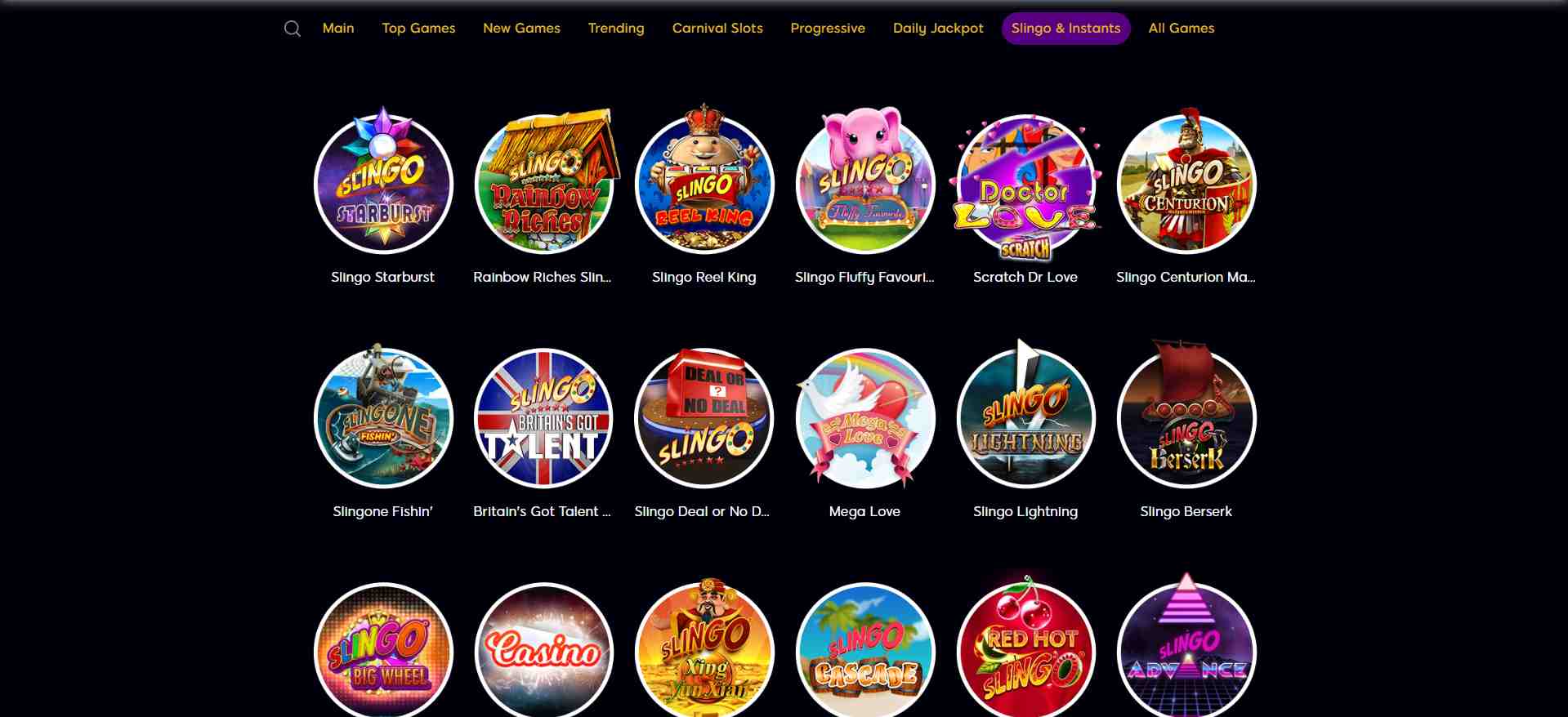 Genie Riches Casino Slingo and Scratchcards