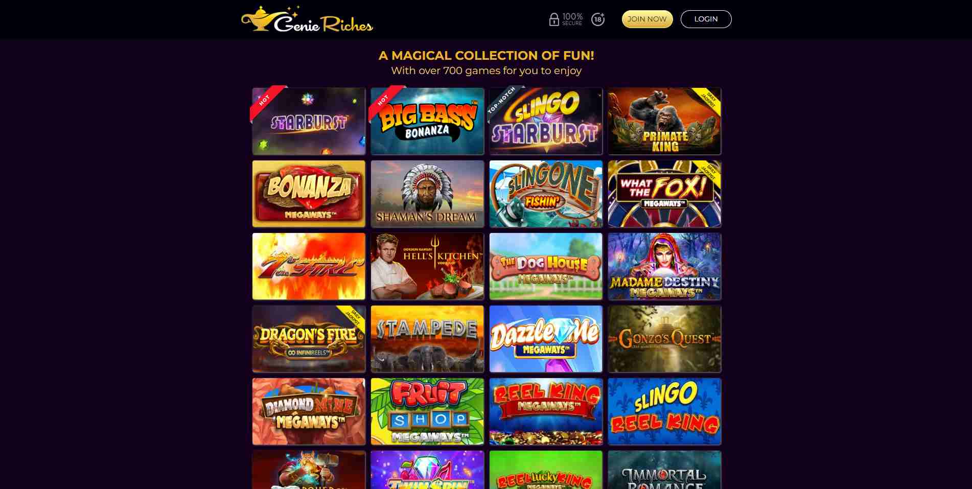 Genie Riches Casino Slots