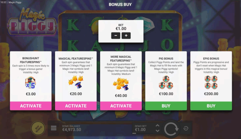 Magic Piggy Bonus Buy