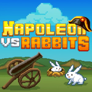 Napoleon Vs Rabbits Slot Logo