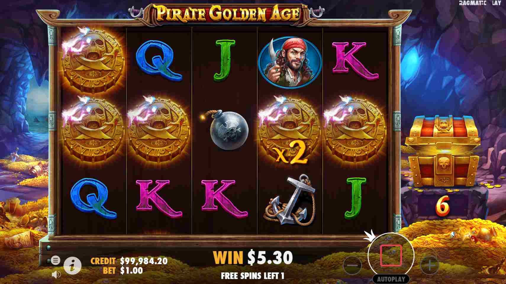 Pirate Golden Age Free Spins