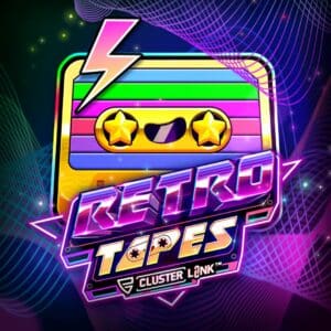 Retro Tapes Slot Logo