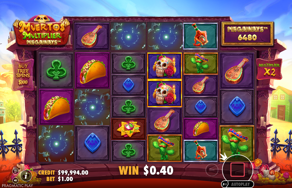 Muertos Multiplier Megaways Big Win