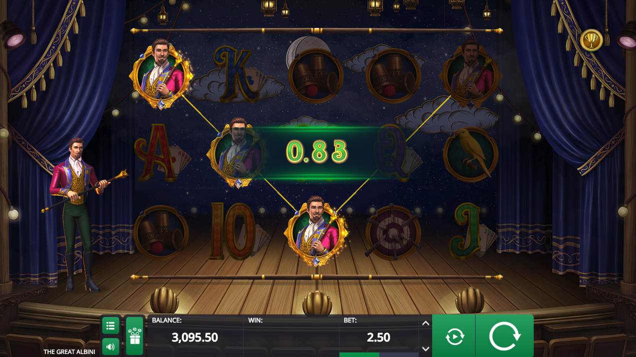 The Great Albini 2 Big Win