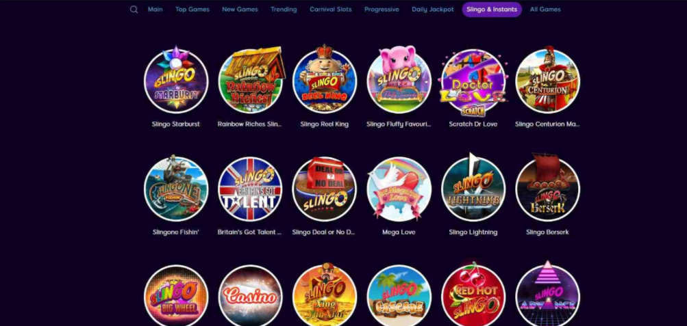 Vegas Spins Slingo and Instants.