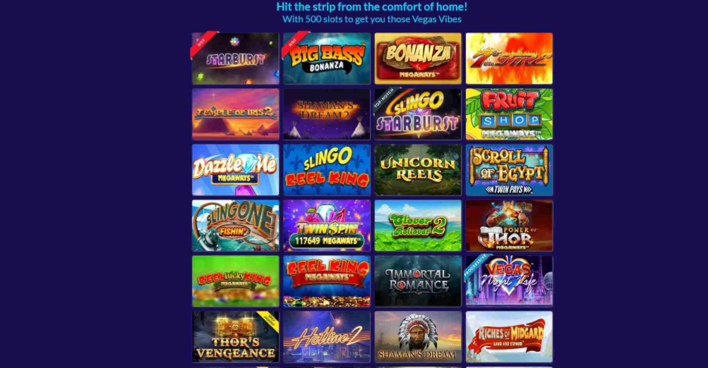 Vegas Spins Slots Page