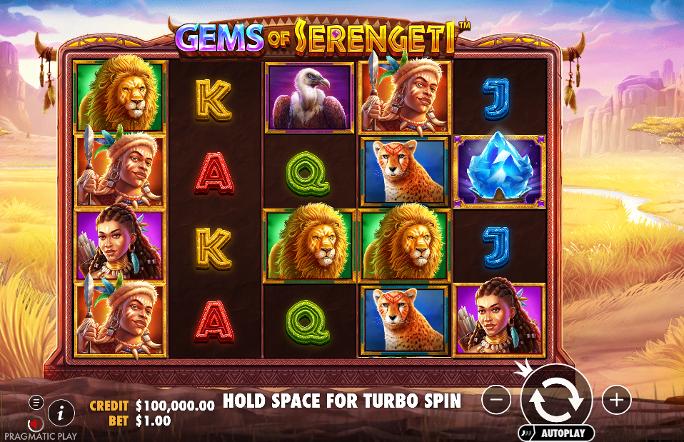 Gems of Serengeti Welcome Page