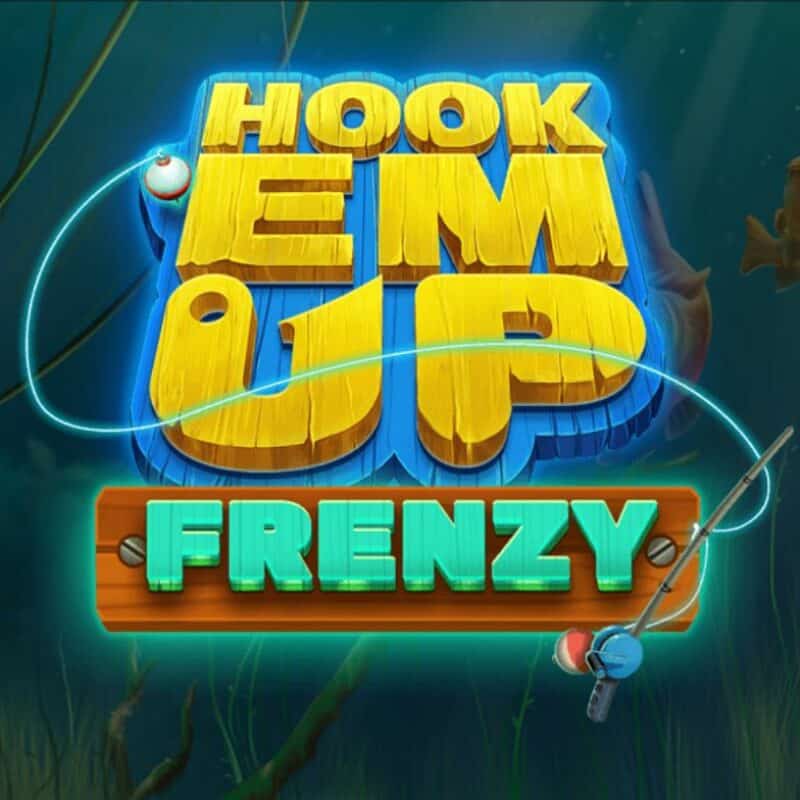 Hook 'Em Up Frenzy Slot Logo