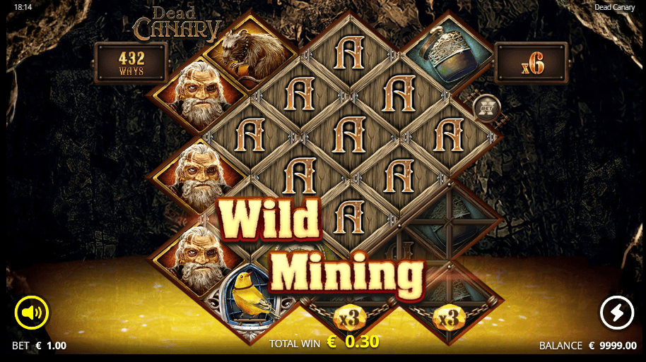 Wild Mining Feature Dead Canary