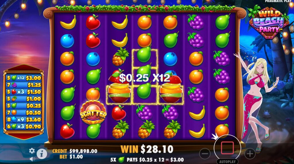Wild Beach Party - Free Spins