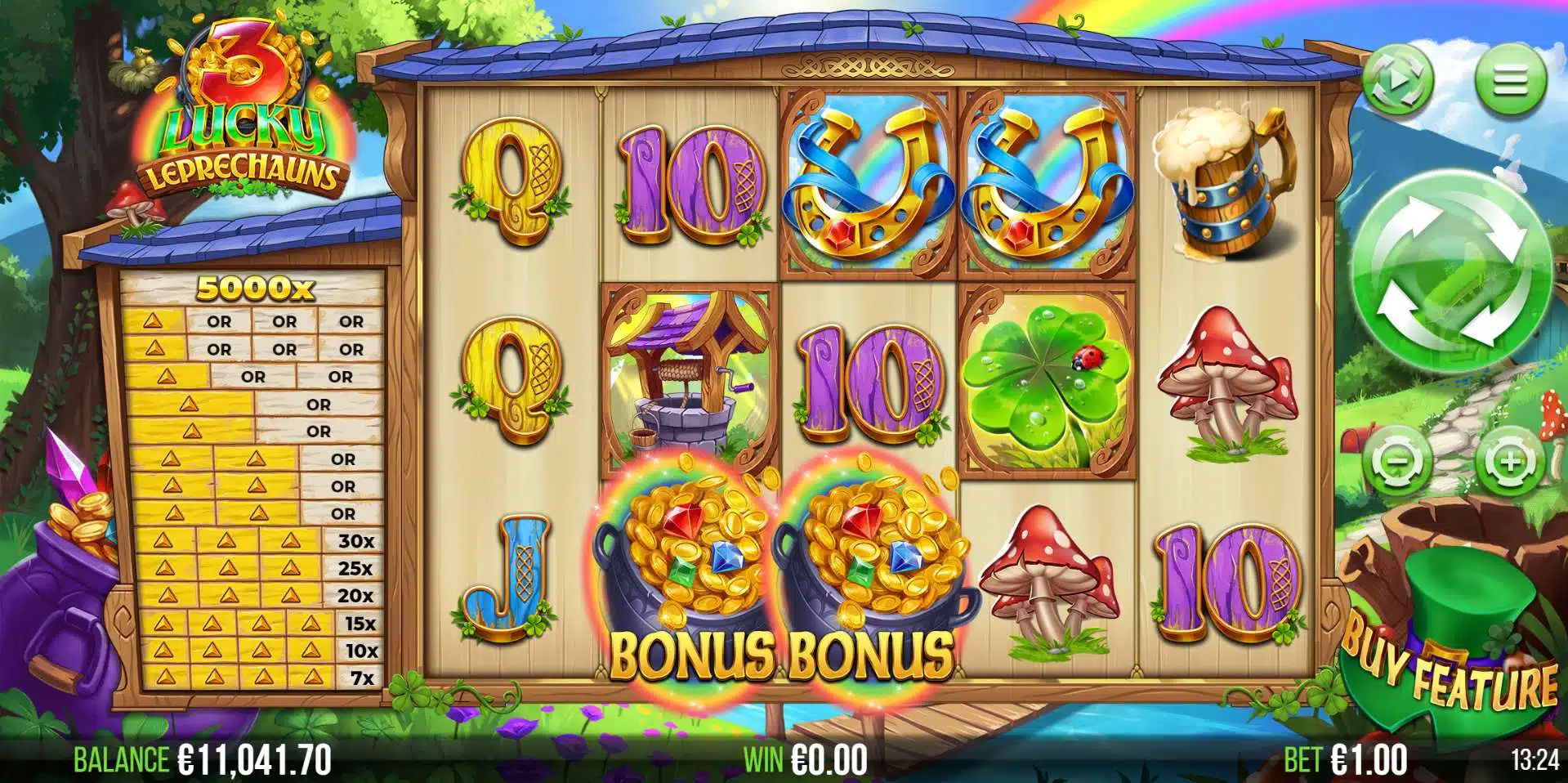 3 Lucky Leprechauns Base Game