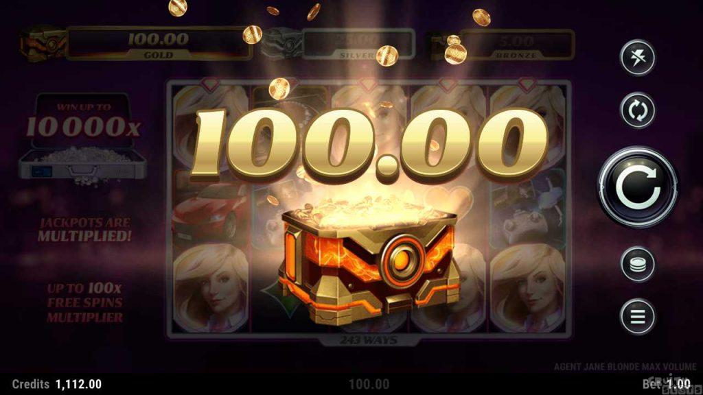 1 of 3 Jackpot Prizes Can be Won During the Base Game or Free Spins Mode