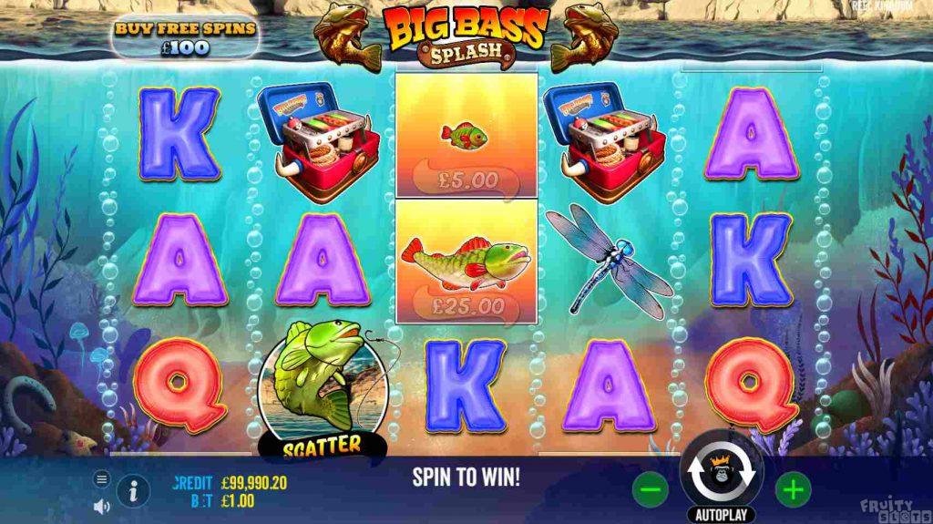 Big Bass Splash Base Game
