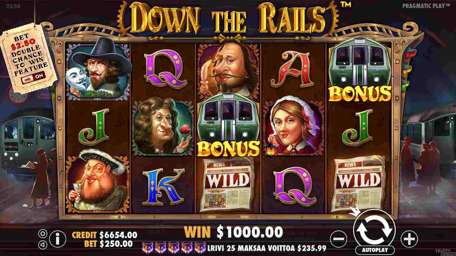 Down the Rails Base Game