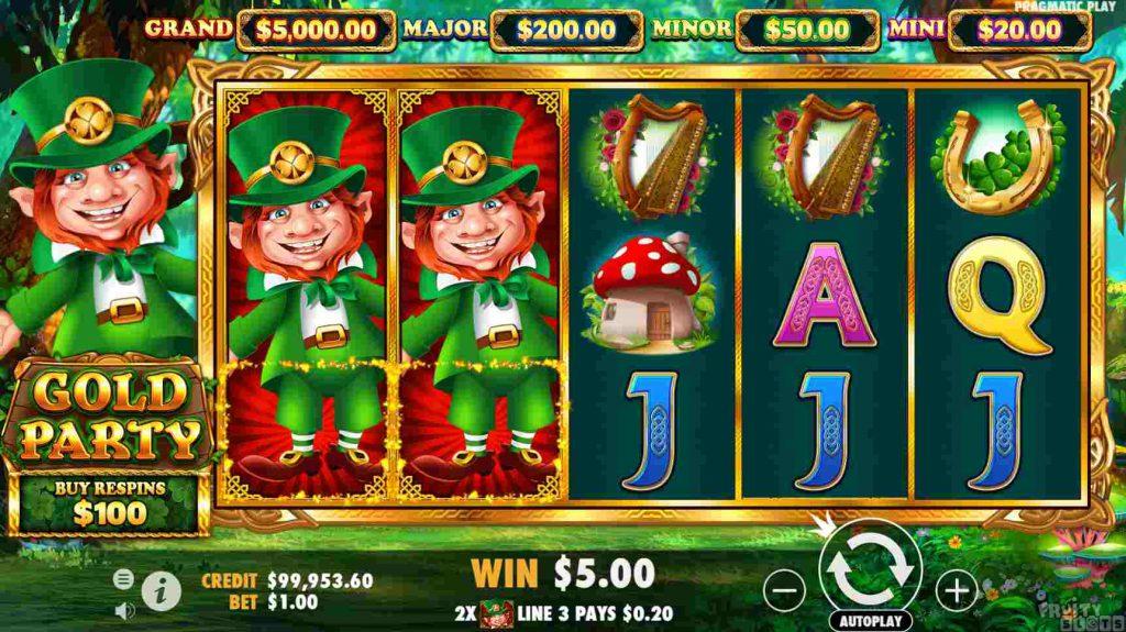 Gold Party Copy Reels Feature