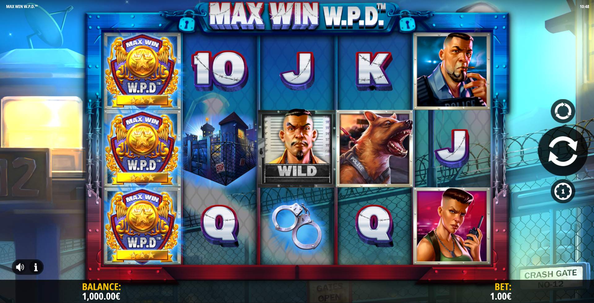 Max Win W.P.D Base Game
