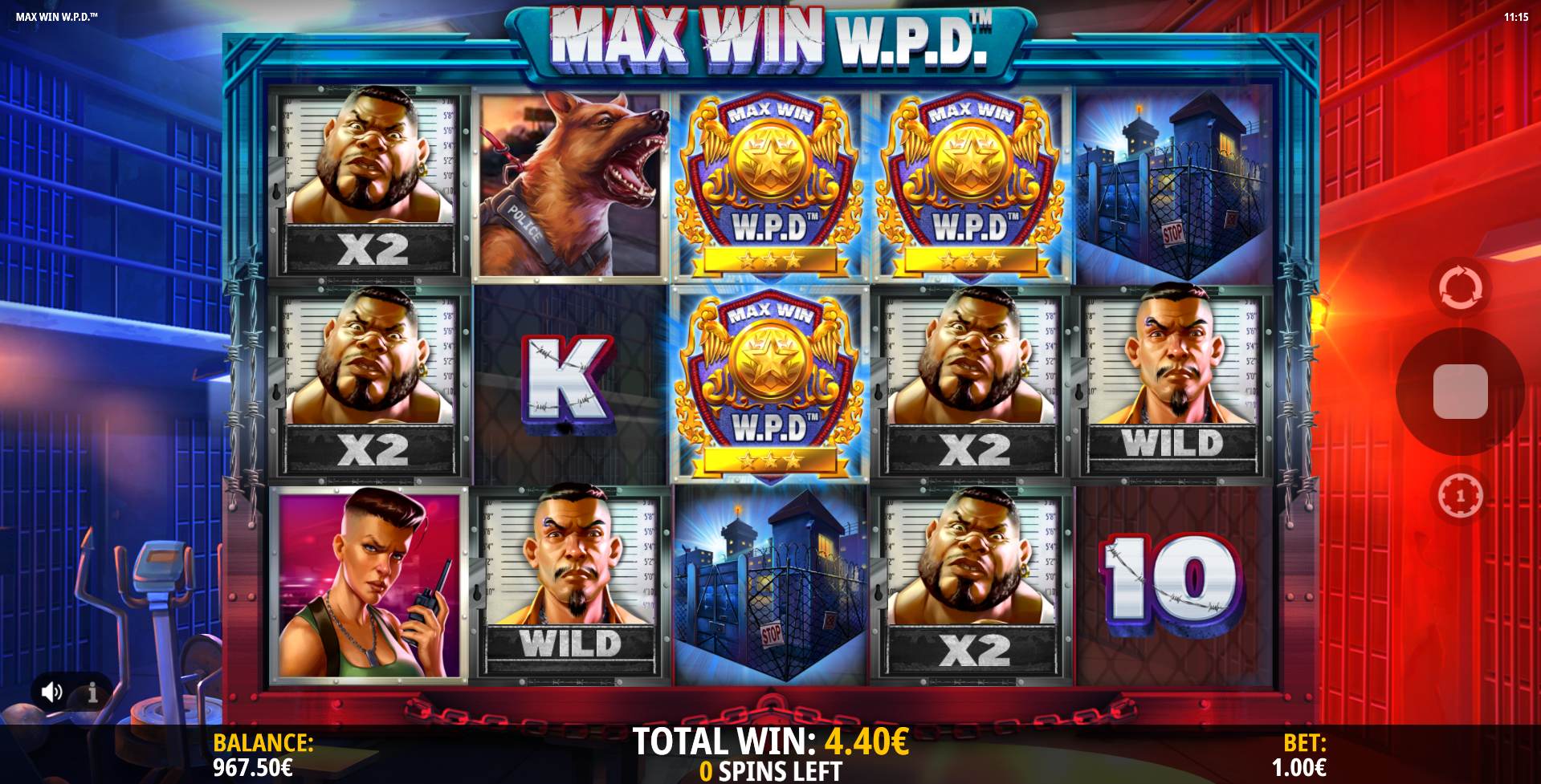 Max Win W.P.D Free Spins