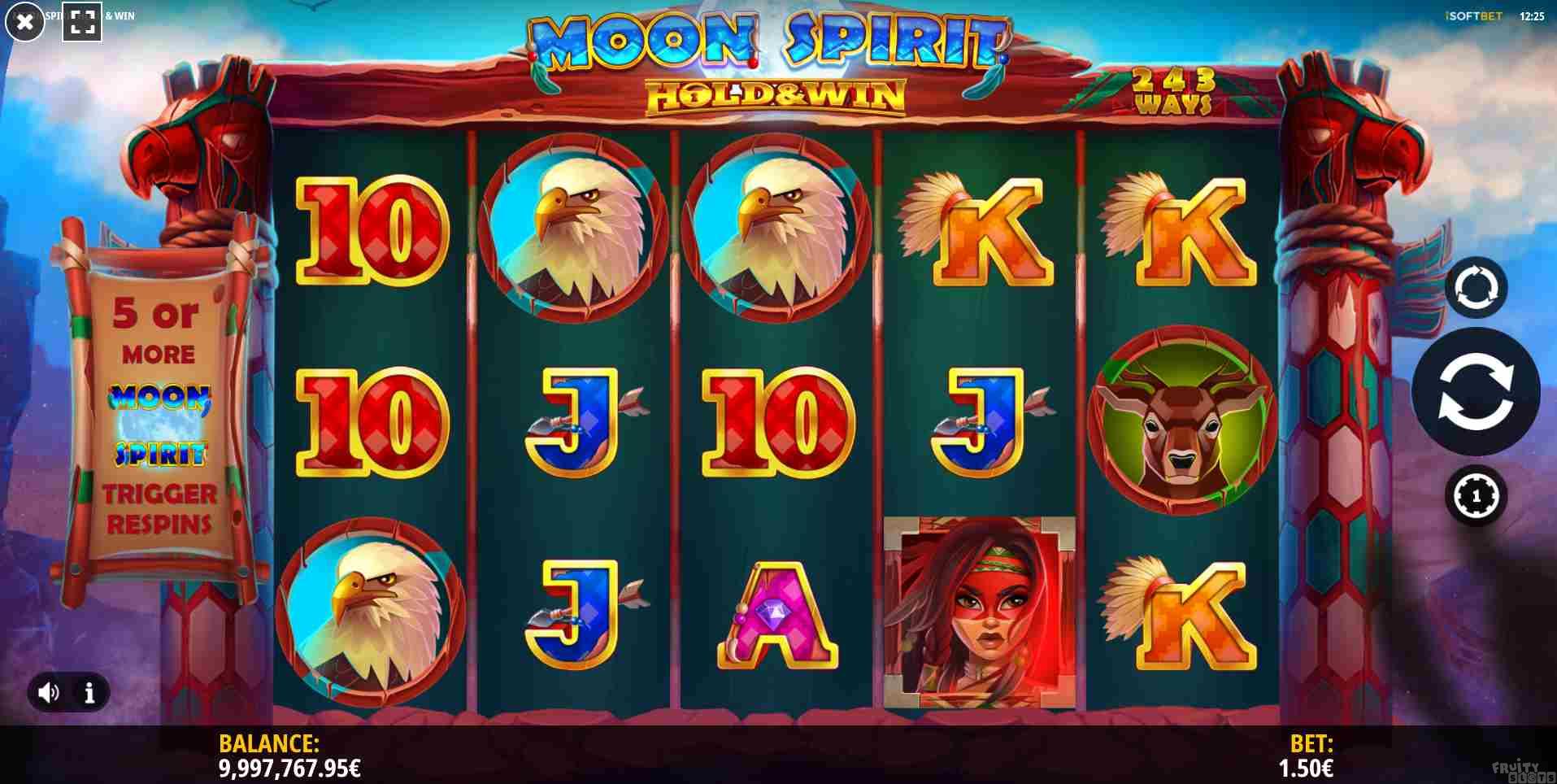 Moon Spirit Hold & Win Base Game