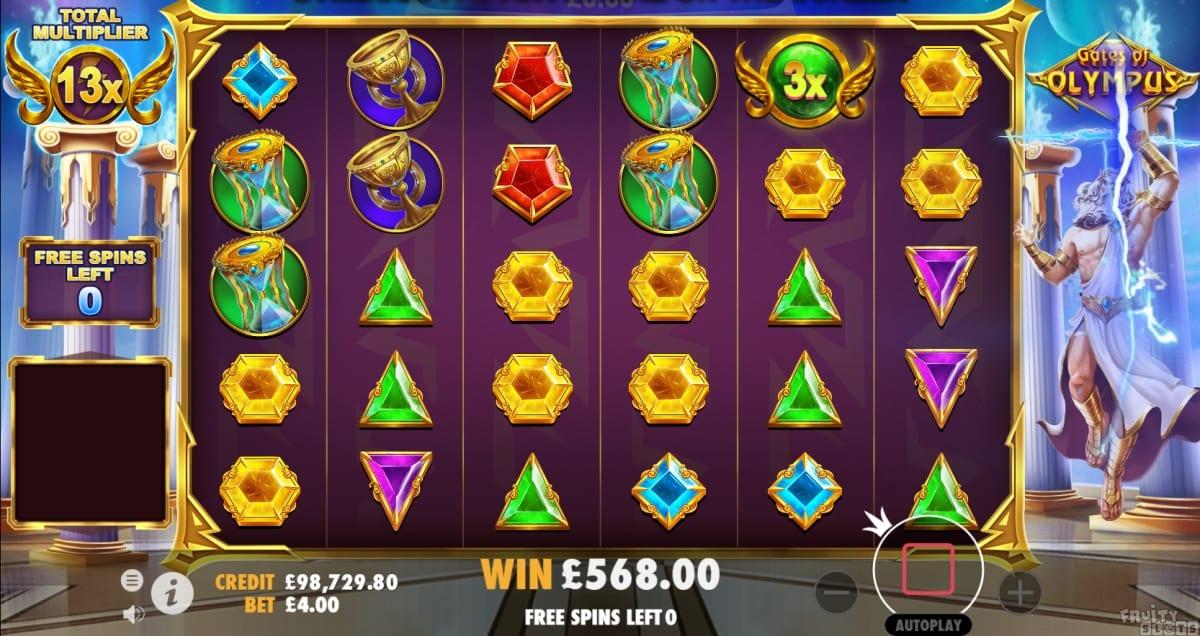 Gates of Olympus Free Spins