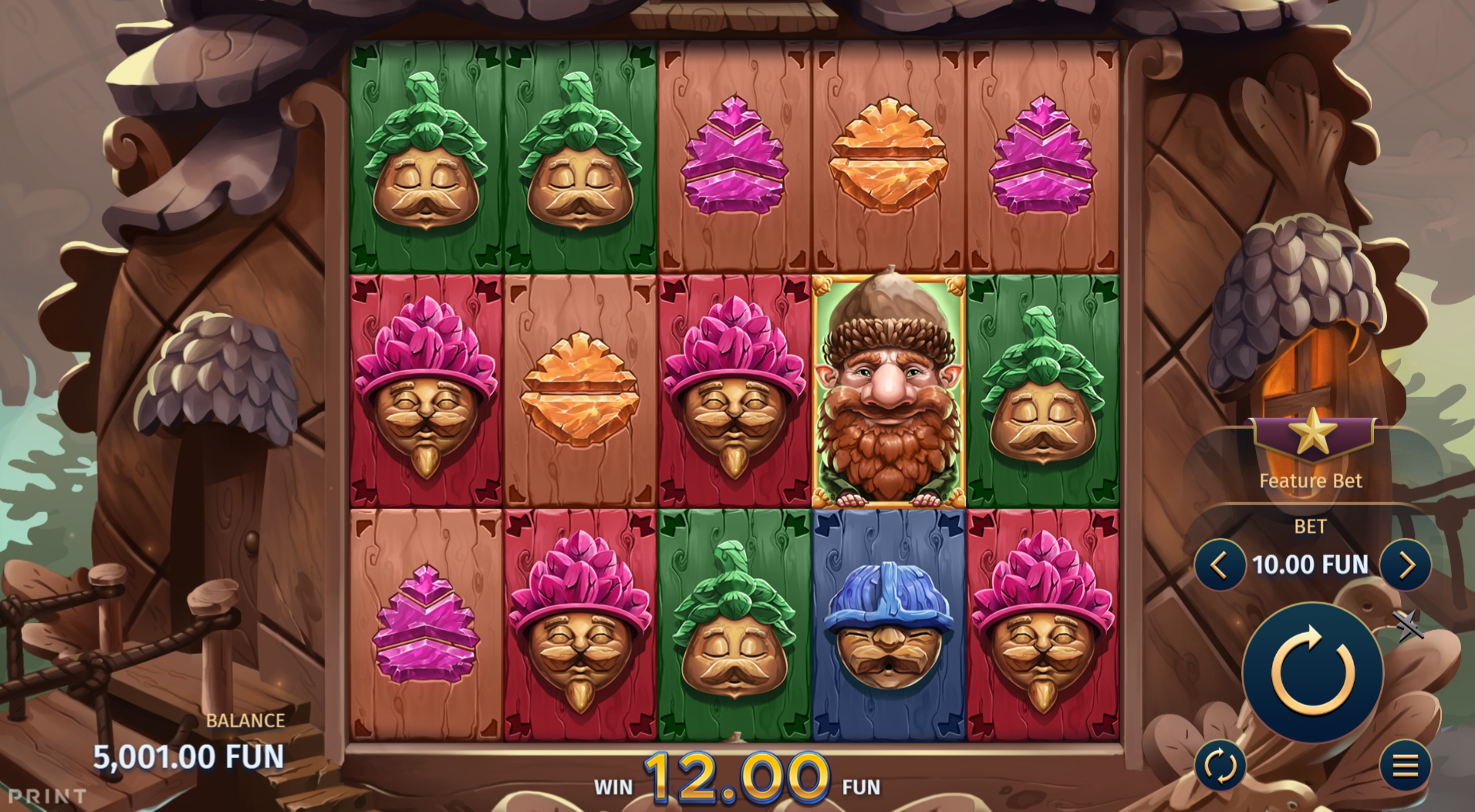 Pine of Plinko Base Game
