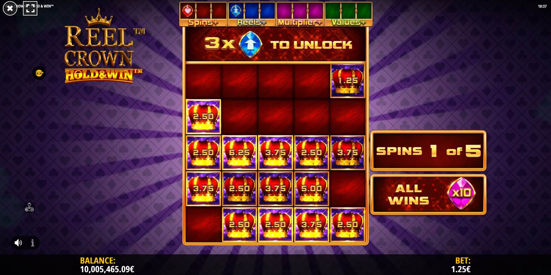 Reel Crown Hold & Win Respins