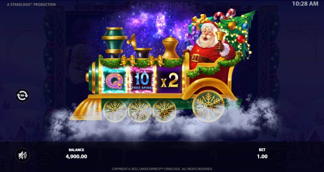 Santa Express Free Spins Train