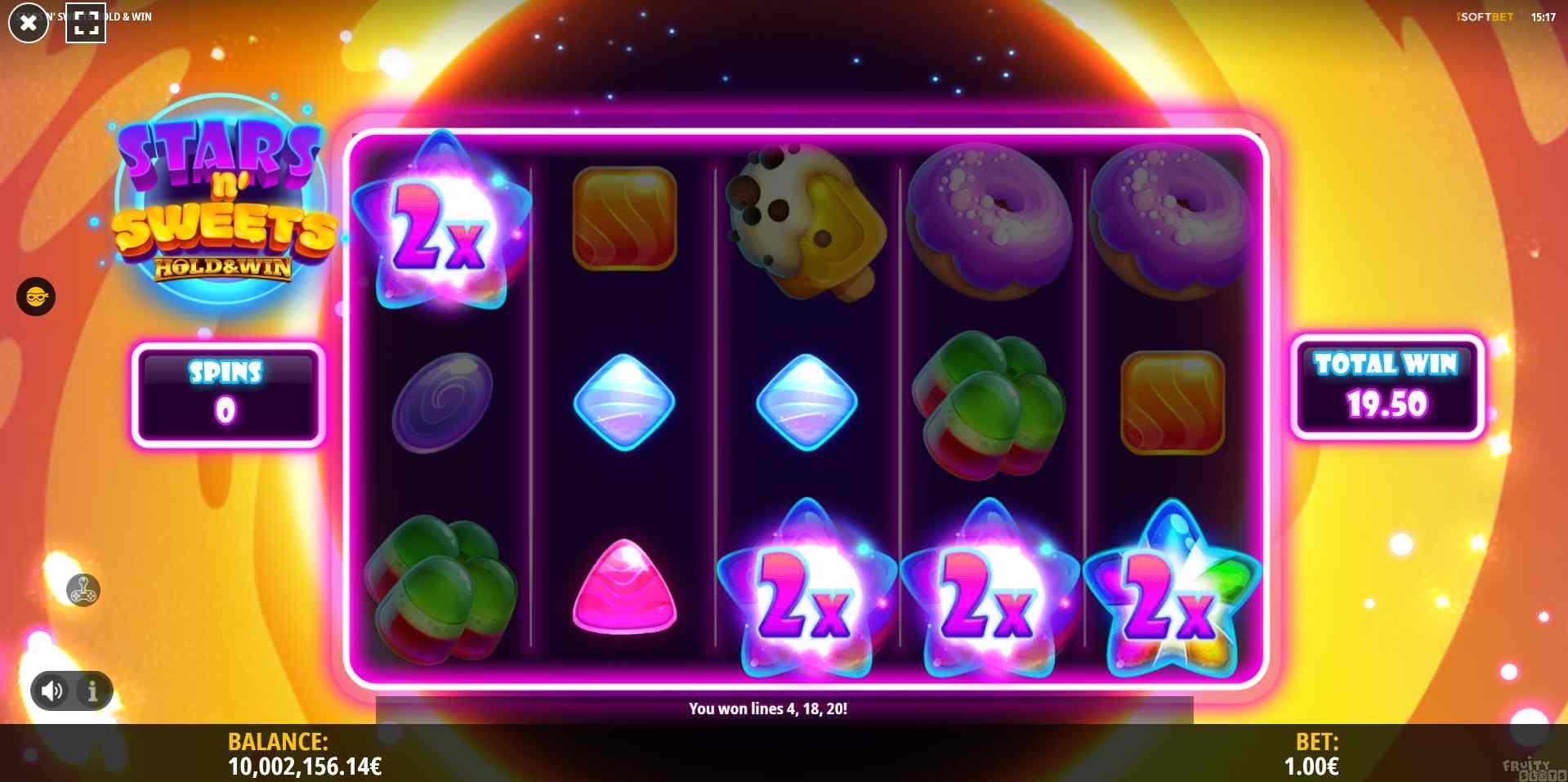 Stars n' Sweets Hold & Win Free Spins
