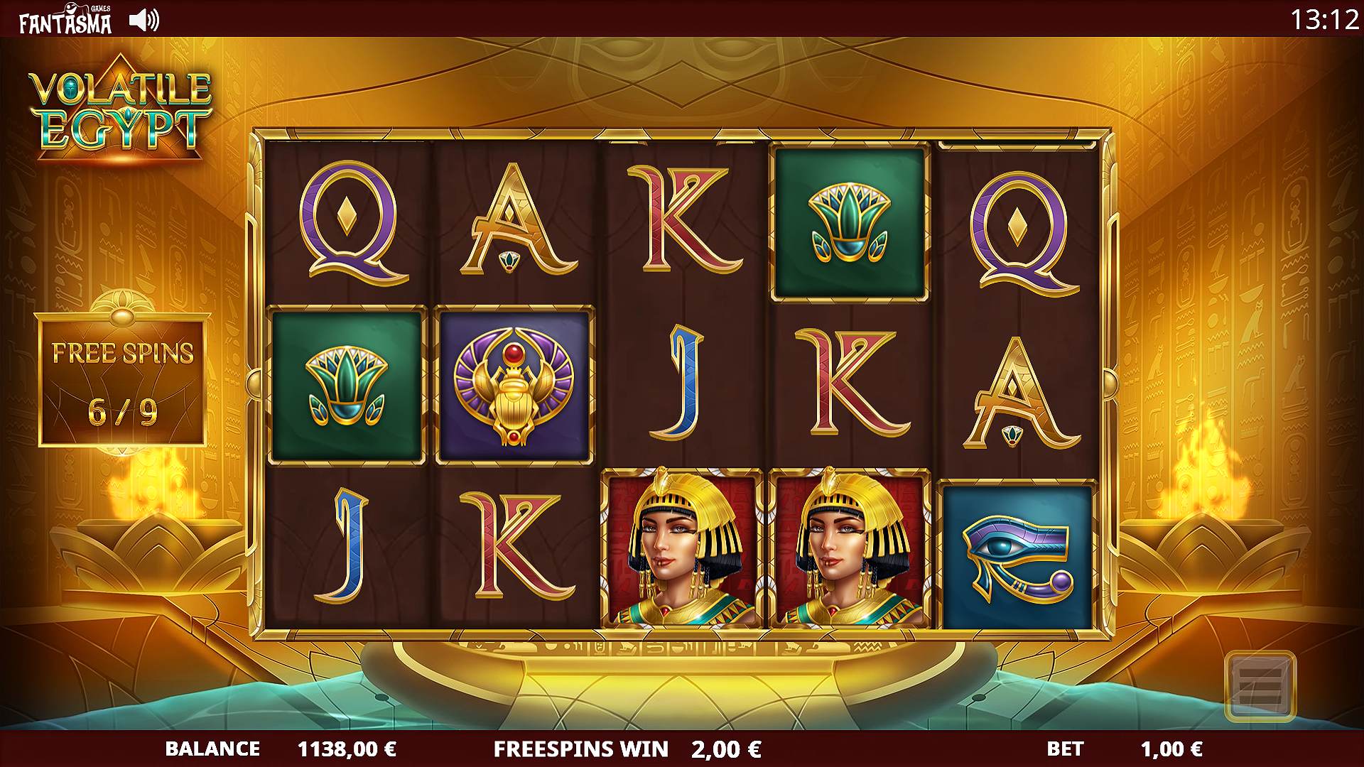 Volatile Egypt Dream Drop Free Spins