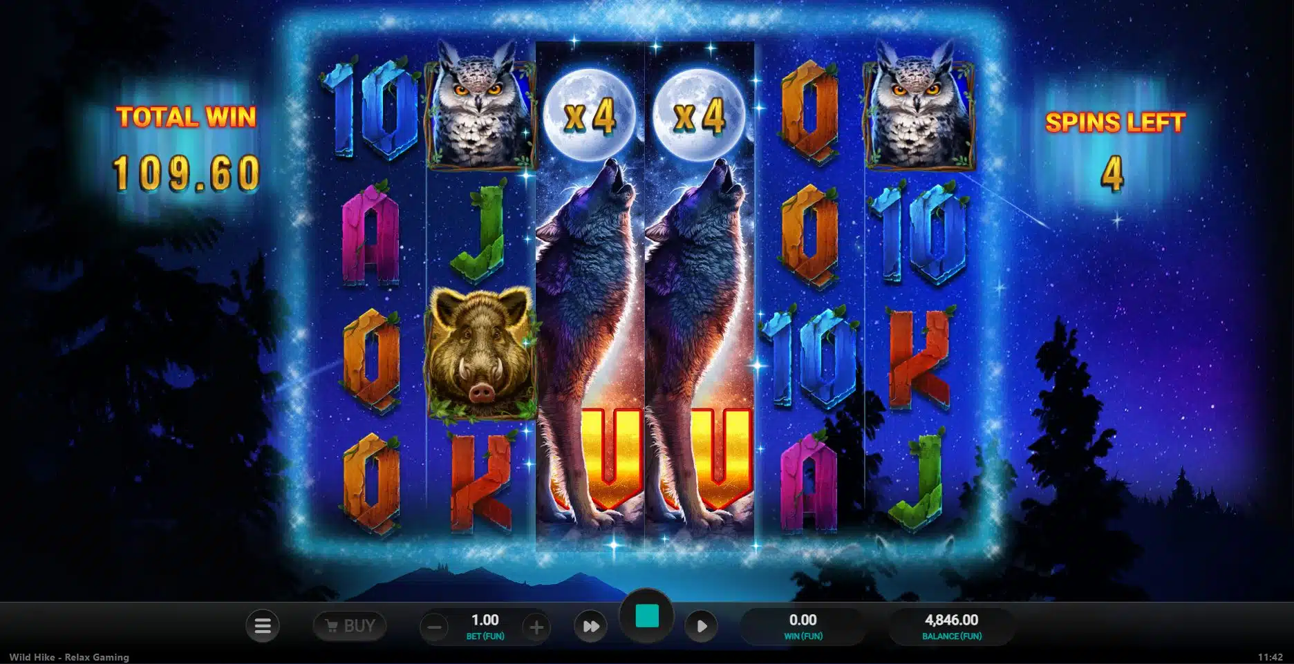 Wild Hike Wild Free Spins
