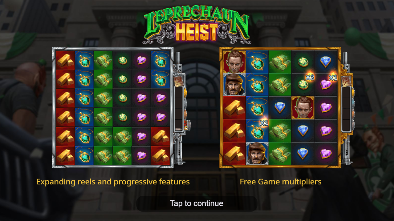 Leprechaun Heist Welcome Page