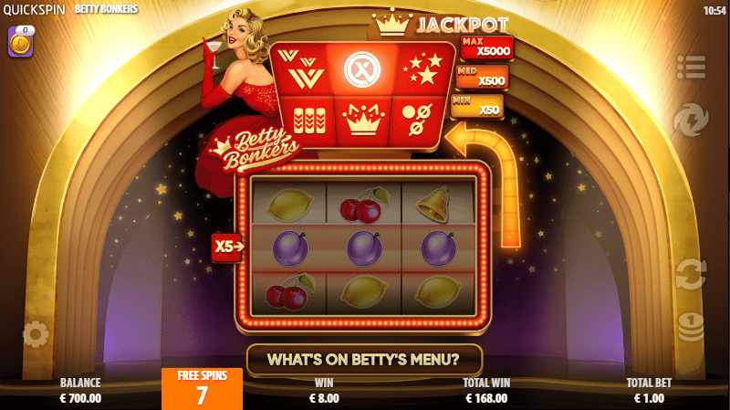 Betty Bonkers Free Spins