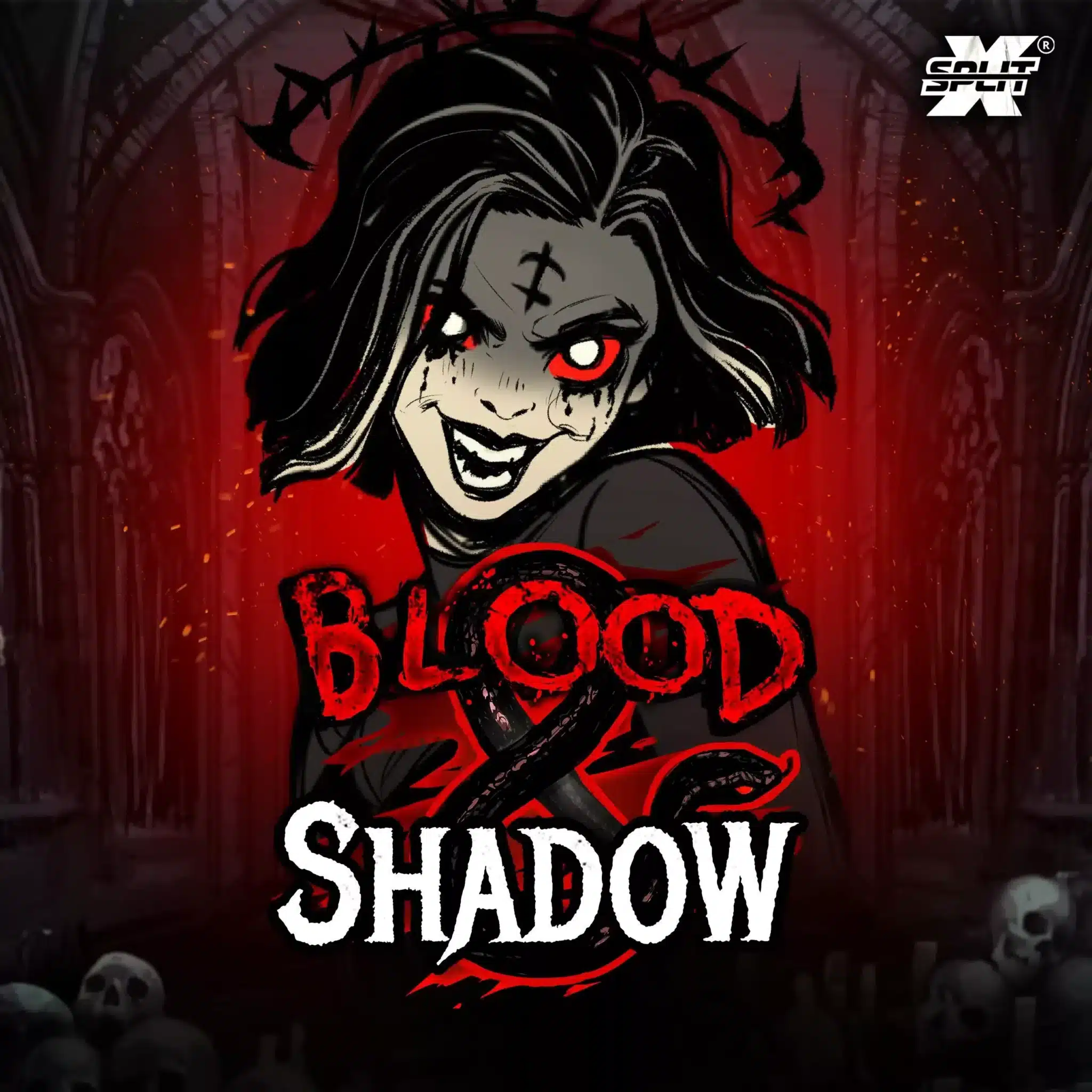 Blood & Shadow Slot Logo