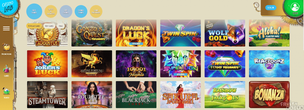 Casino Lab Slots And Games