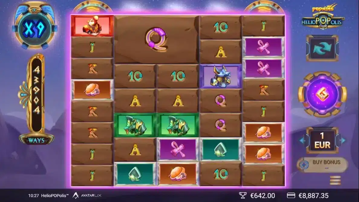 HelioPOPolis Free Spins