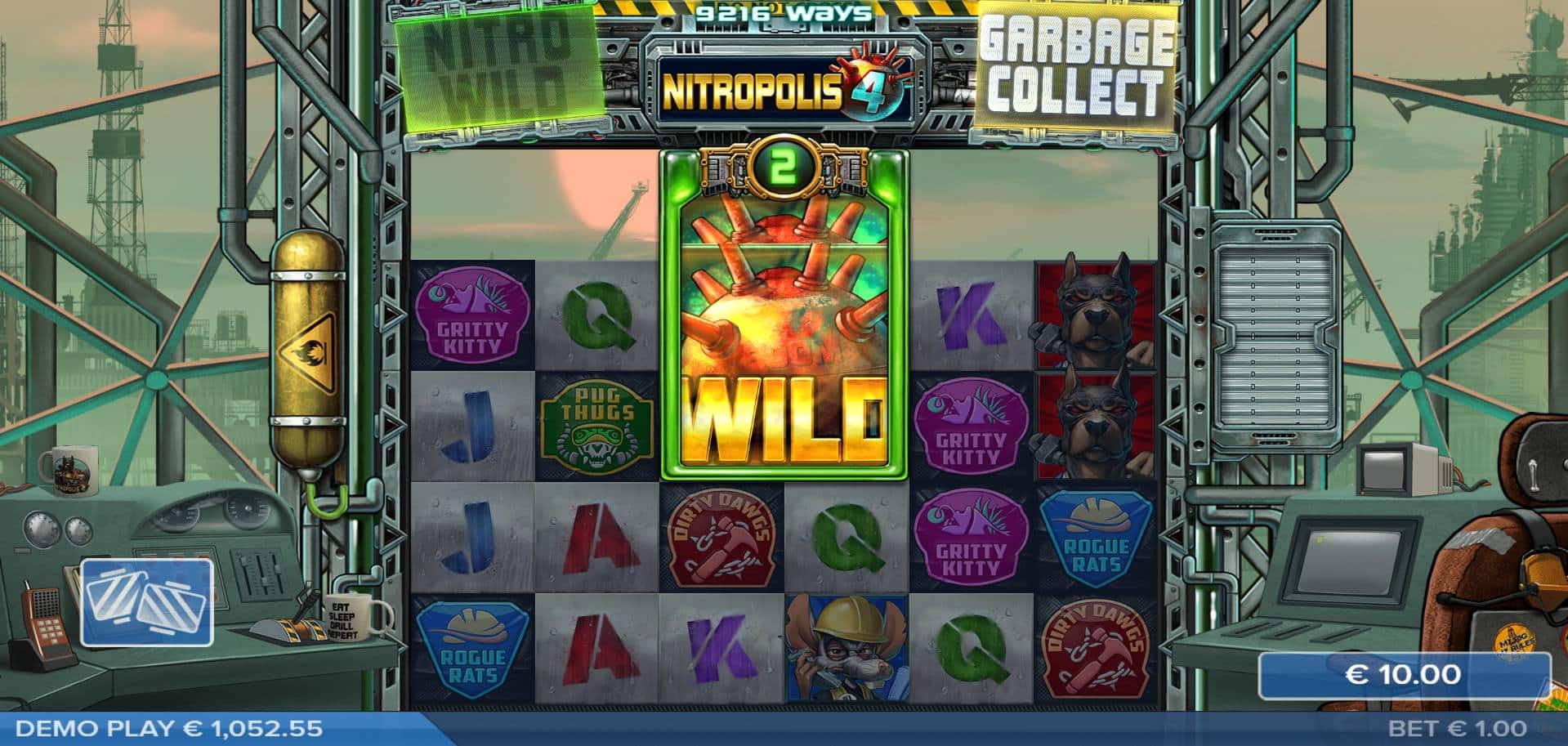 Nitropolis 4 Nitro Wild Feature
